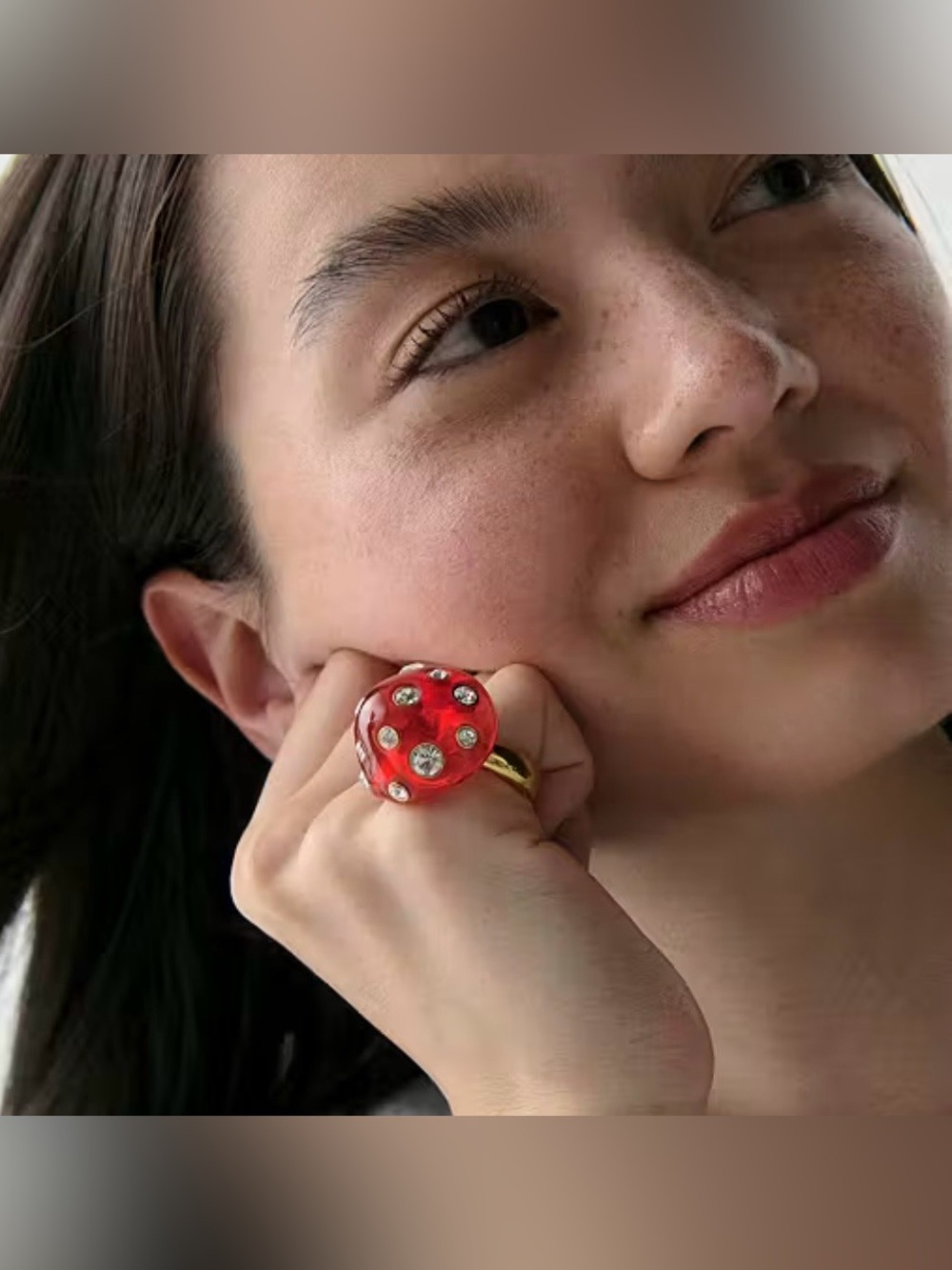 kate spade Forest Pop Mushroom Ring NWT